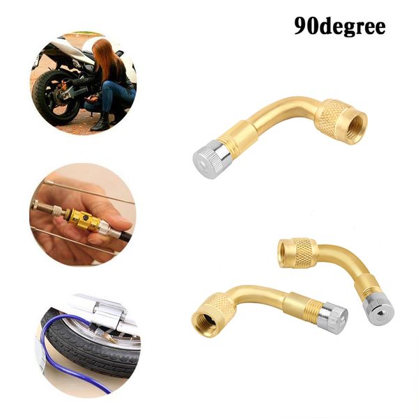 

универсальный 90-угольный адаптер клапана шины с длинным хвостовиком латунный автомобильный мотоцикл удлинитель стержня инструменты удлинить