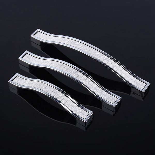 

96/128/160mm crystal furniture handles wardrobe door pulls dresser drawer handles kitchen cupboard handle cabinet knobs handles