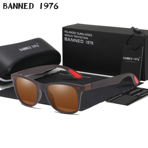 

2019 cool hd polarized men sunglasses uv400 protection fashion brand new women driving sun glasses with gift box, White;black