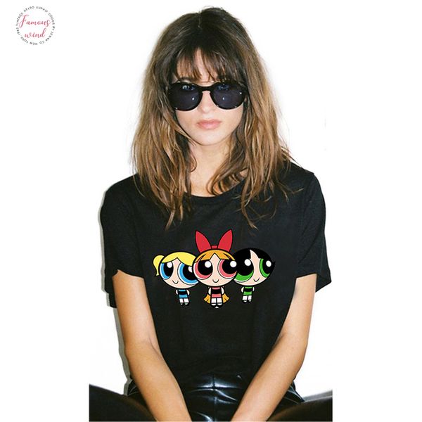 

cotton womens t shirt kawaii cartoon t shirt femme t shirts vintage tshirt clothes women kpop vintage tee printed, White