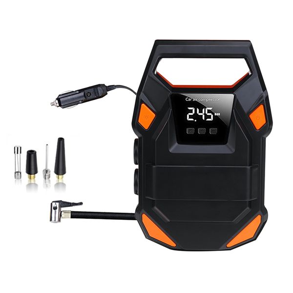 

12v 150 psi hf digital portable mini car wheel tire inflatable pump air compressor electric inflating machine nozzle