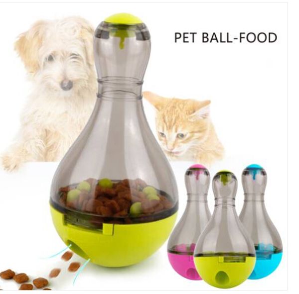 

wholesales cat pet tumbler interactive toy dog shaking puppy leakage food toy