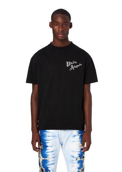 

20s / палм италия мужчины роскошь дизайнер продажа тенниски женщин летние рубашки высокого качества пара рубашки вышивка печать хлопок разме, White;black