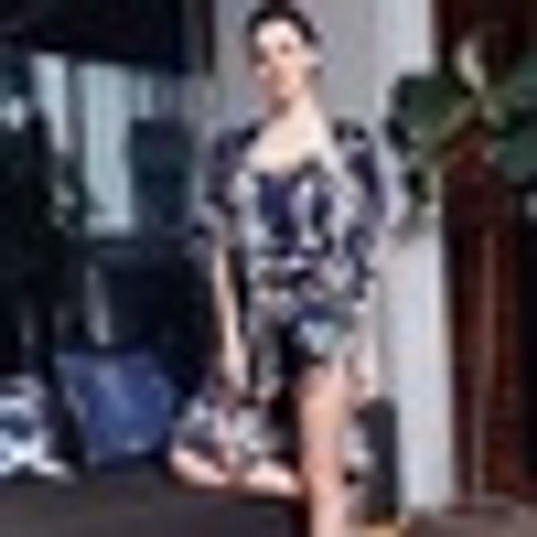 

elegant women ice silk pajama set female flower print sling robe shorts sleepwear nightwear set ladies home clothes #4, Blue;gray