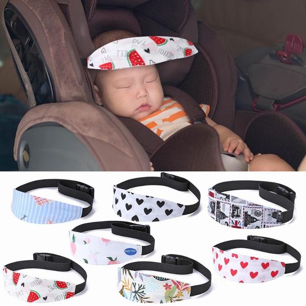 

cute stroller seat head support sleep nap aid head band travel safe belt