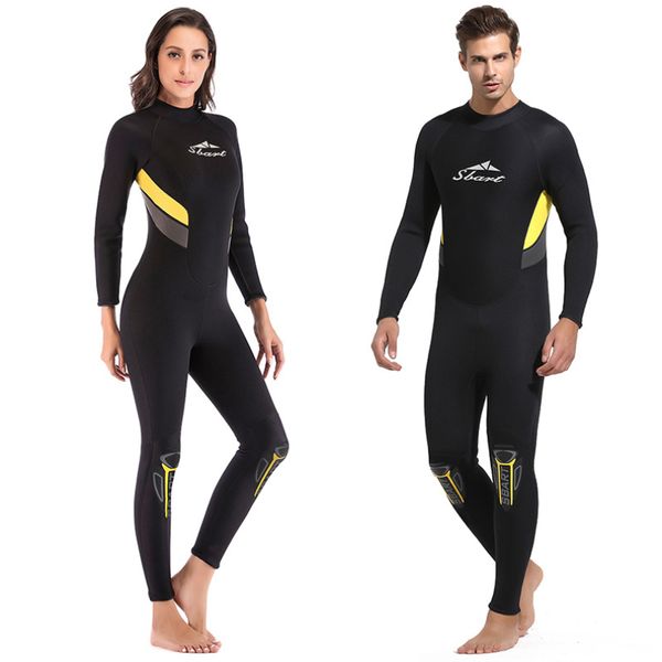 

sbart new one-piece неопрена 3mm водолазный костюм с длинным рукавом мужчины женщины wetsuit предотвратить медузы морские костюм