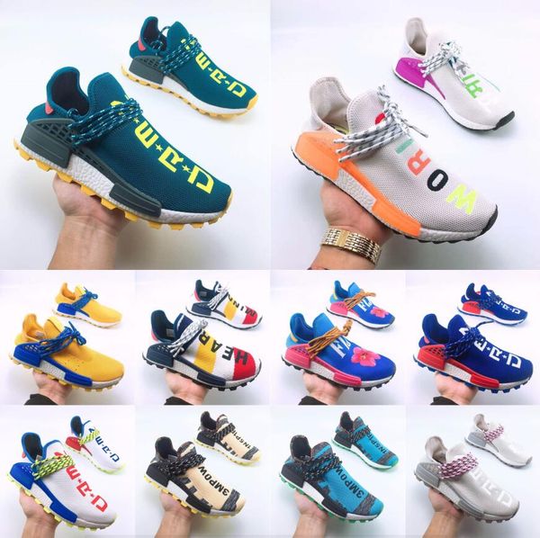 

Горячая распродажа Human Race X чернила HU ЧЕЛОВЕКА RACE SPIECES Мужчины Спортивная обувь Pharell Williams Женщины AAA Качественный тренер Обувь дизайнер кроссовки