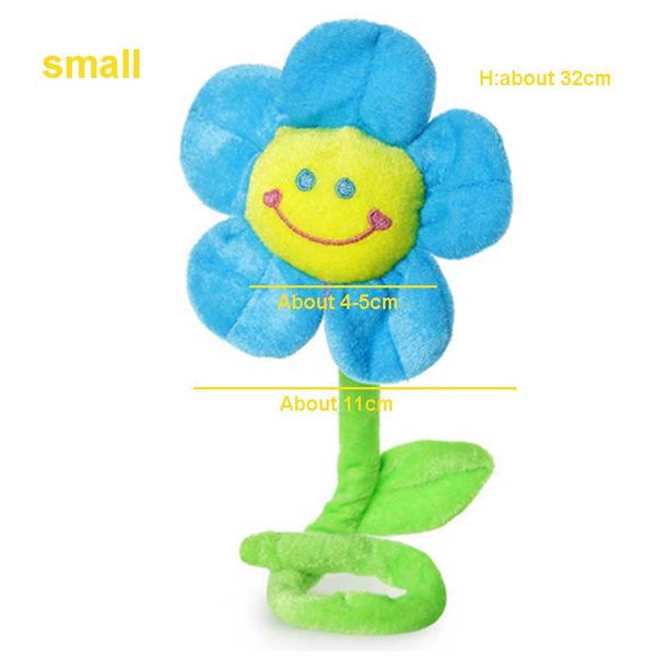 

baby plush toys 0-12 months small pendant plush stuffed plants sunflower flower series baby bed decorative toy gift girlfriend