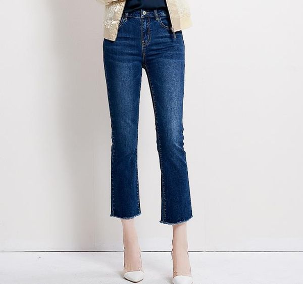 

denim pants 2020 new arrival wholesale woman denim pencil pants brand stretch jeans high waist women high waist jeans, Blue