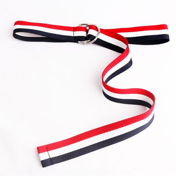 

striped canvas women's decorative belt with and jeans canvas jeans skirt large size lengthened fat mm200 jin belt, Black;brown