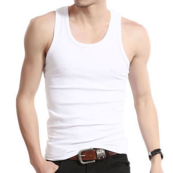 

3pcs/lot men cotton tank underwear mens undershirt black shirts male bodyshaper fitness wrestling singlets ship, Black;brown