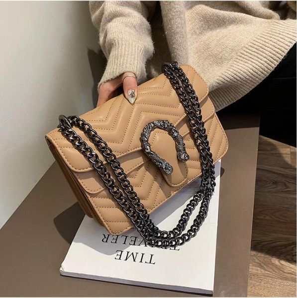 

factory wholesale brand new wave pattern women messenger bag classic diamond chain bag elegant atmosphere diamond leather shoulder bag