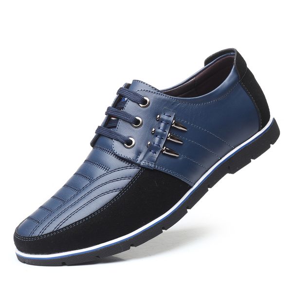 

men hollow out summer formal shoes men lace up quality shoes breathable for business 37-48 m112, Black