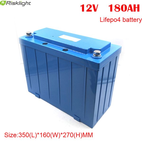 batteria agli ioni di litio da 12,8 volt 12v 180ah Lifepo4 batteria per robot, EV, sistema solare
