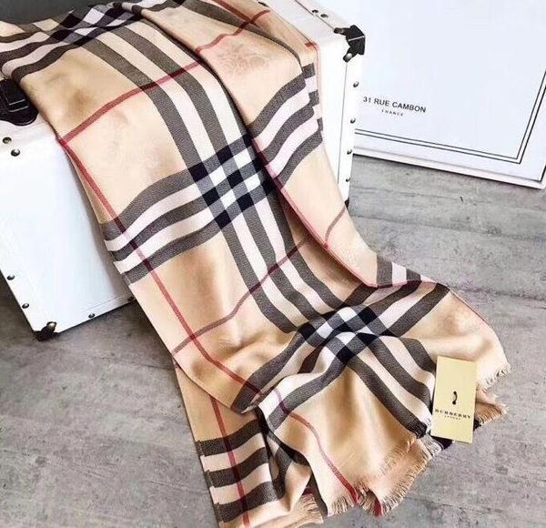 

Luxury winter ca hmere carf women men brand plaid carf fa hion warm pa hmina carve 180x70cm ale, Pink