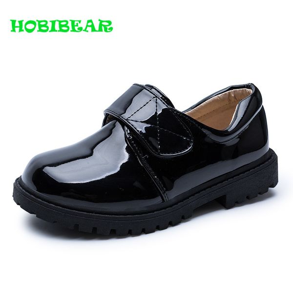 

дети платье обувь черные повседневные дети мальчиков обувь удобная школа performance anti-slip мальчики венчания партии вскользь, Black;grey