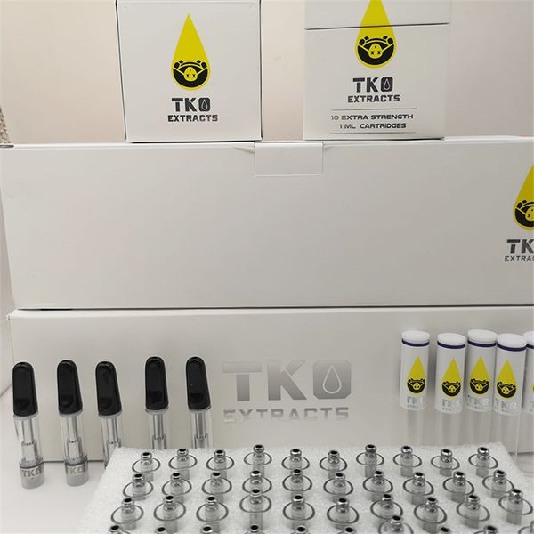

ТКО экстракты Vape ручка картриджа 510 резьбы e сигареты Vape тележки 0,8 мл Черный капельного Совет стекло густое масло распылитель испаритель ручки