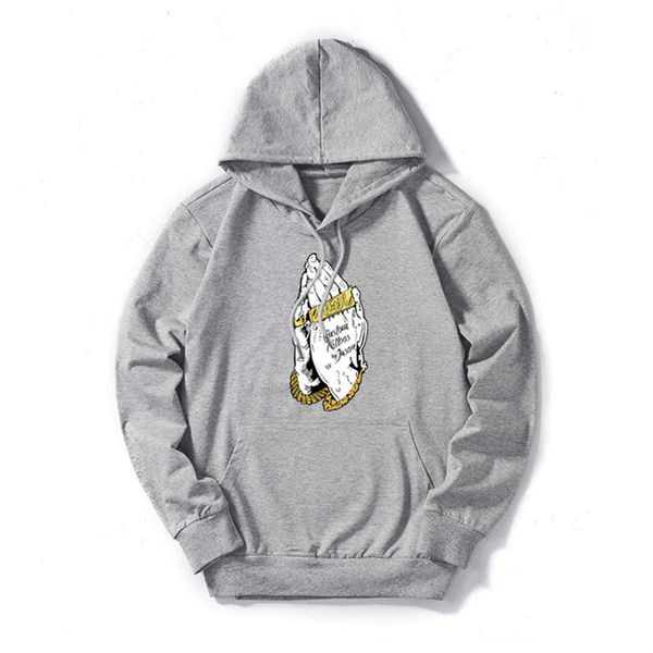 

mens designer hoodies luxury sweatshirts men hoodies streerwear fashion pullover long sleeved goldon hands printing 5 colors highly quality, Black