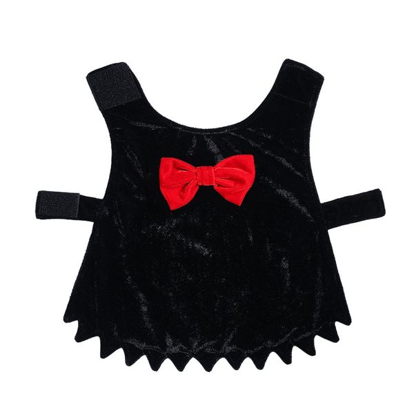 

fashion bowknot pet clothes elegant cute pet small dog cat clothes double layer overcoat cloak for halloween party clothing