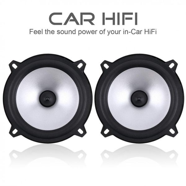 

2pcs 5 inch 60w 2 way car coaxial automobile car hifi full range frequency sensitivity power loudspeaker