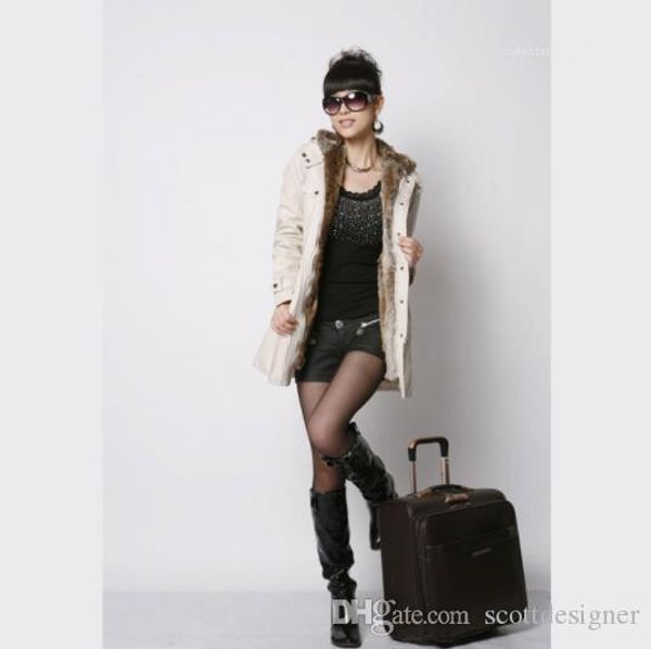 

deigner теплый стиль пальто с капюшоном с длинным рукавом молния кнопка карман женская одежда повседневная одежда толстые женские зимние, Tan;black