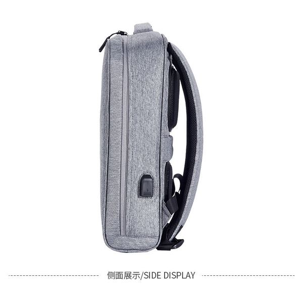 

customizable 2019 new style men backpack usb rechargeable outdoor backpack anti-theft business backpack