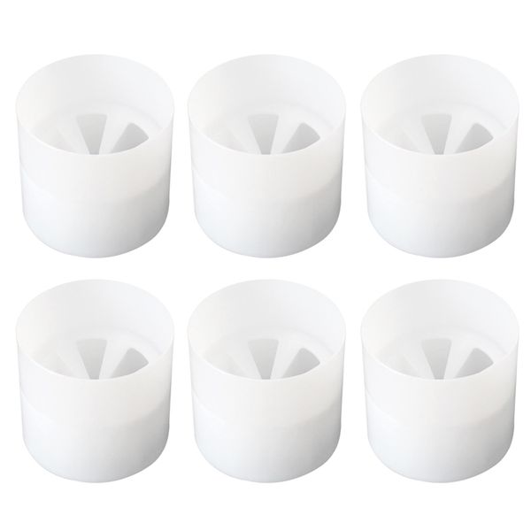 

pack of 6 golf cups 6 fan-shaped practice training aids green golf hole cup
