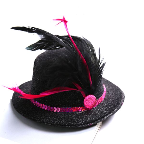 

bachelorette hat on hair clip 50% off for 3pcs pink gem feather princess birthday bridal shower gift hen party favor