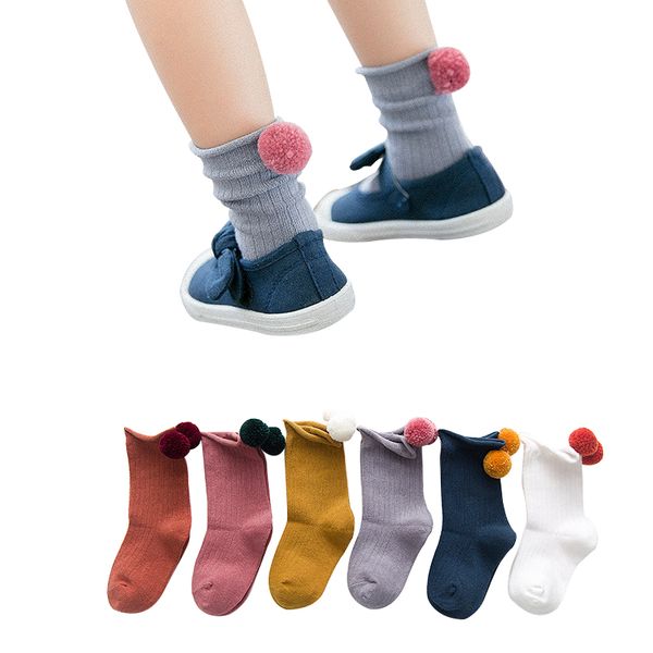 

baby warm socks cotton lovely boys girls socks fashion cotton autumn winter kids toddler girls clothing accesories, Pink;yellow