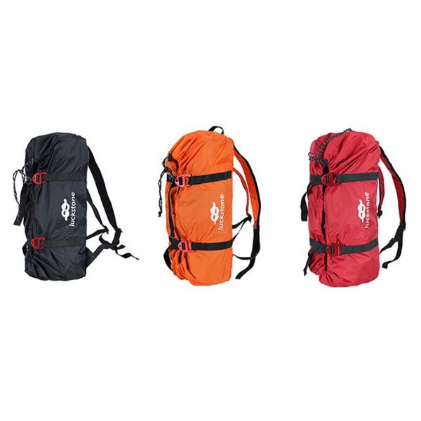 

outdoor rock climbing rope bags waterproof climbing gear adjustable wear-resistant mountaineering hiking backpack storage bag