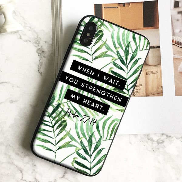 

capa luxury plants jesus quotes phone case for iphone 11 pro xs max xr 8 7 6s plus 5 se case soft black tpu silicone cover.