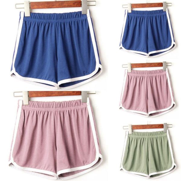 

running shorts fashion women lady summer sport beach short pants casual fitness for home sportswear #4m29, Black;blue