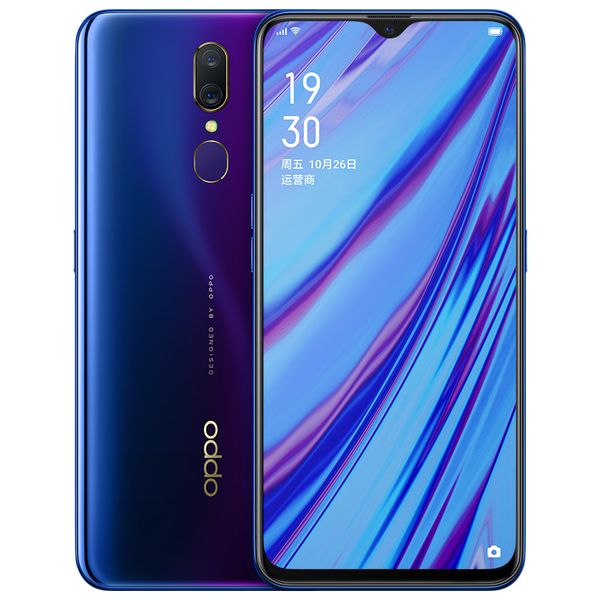 

original oppo a9 4g lte cell phone 6gb ram 128gb rom helio p70 octa core android 6.53" full screen 16.0mp otg fingerprint smart mobile