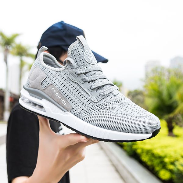 

non-slip new footwear wear-resistant casual breathable shoes lightweight non leather soft shoes original classic size 37-46, Black