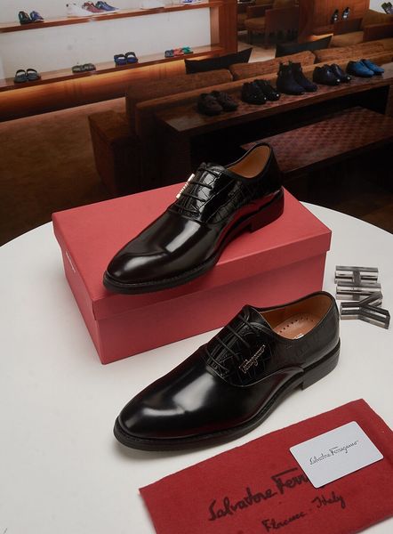 

2019 crocodiles shoes men formal business shoes men oxford leather men luxury brands pointed toe dress weddings shoes coiffeur ayakkabi, Black