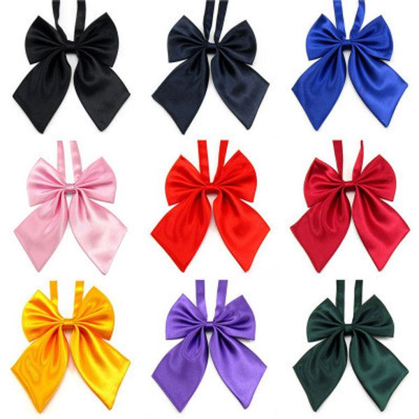 

fashion personality accessories solid color girls' collars women's bow ties bows, Red;brown