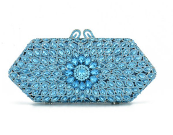 

xiyuan hollow out women's fashion crystal evening bags metal rhinestone clutches wedding party cocktail handbags clutch purse