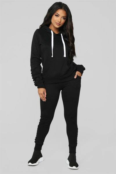 

щитовые женщин конструктора костюмы повседневный большой карман с длинным рукавом длинные брюки 2pcs комплекты женские костюмы женщины одежд, Gray