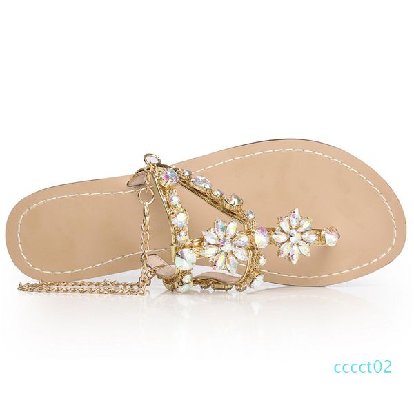 

summer women sandals shine flower ladies shoes outdoor flip flops slippers girl flats platform beach slides gladitor mujer clogs ct2, Black