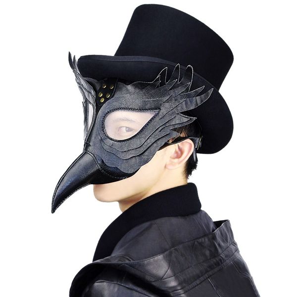 

halloween latex bird beak masks long nose steampunk middle ages plague cosplay mask series cosplay party costume props