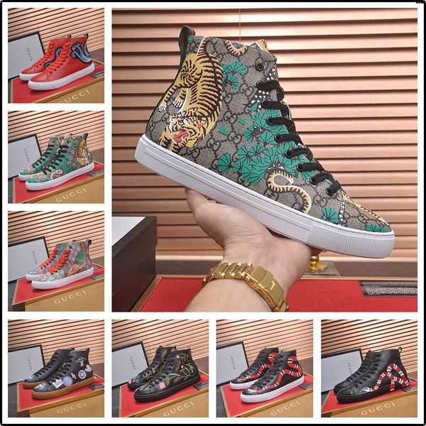

19sw new fashion rainbow hip-hop men canvas shoes casual espadrille black printed high canvas sneakers men zapatillas lona