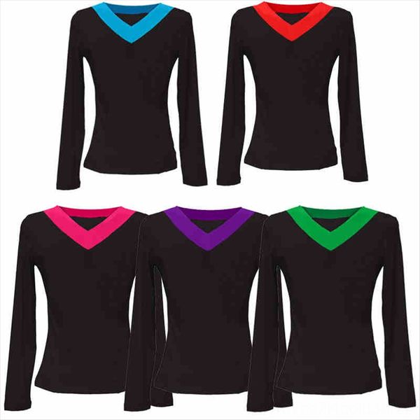 

and dancing v-neck dancing clothes summer dress dance dance long sleeve square large size female t-shirt clothing female v-neck clothing, White