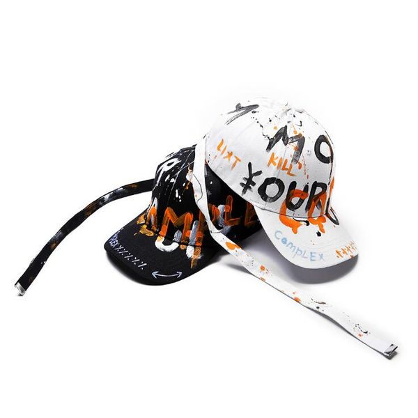 

2019 striped colorful graffit letters snapback hats for men women baseball cap skull mens womens designer hat brand casquette gorras bone, Blue;gray