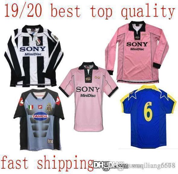 

juventus retro goalkeeper 02 03 soccer jersey 1999 2000 home away 1995 black white 2002 pink 1997 1998 football shirt 99 20 edition 97 98, Black;yellow