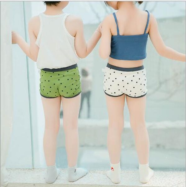 

5 pcs/lot children's underwear wavelet dots four corners boys' plain cotton underwear, Camo