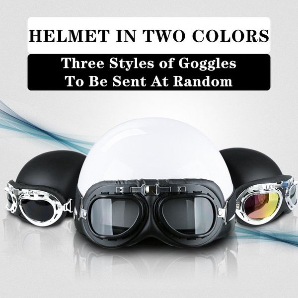 

simple safety riding casque of car gadgets accessories female cute helmet male cycle equipment half helmet fashion goggles