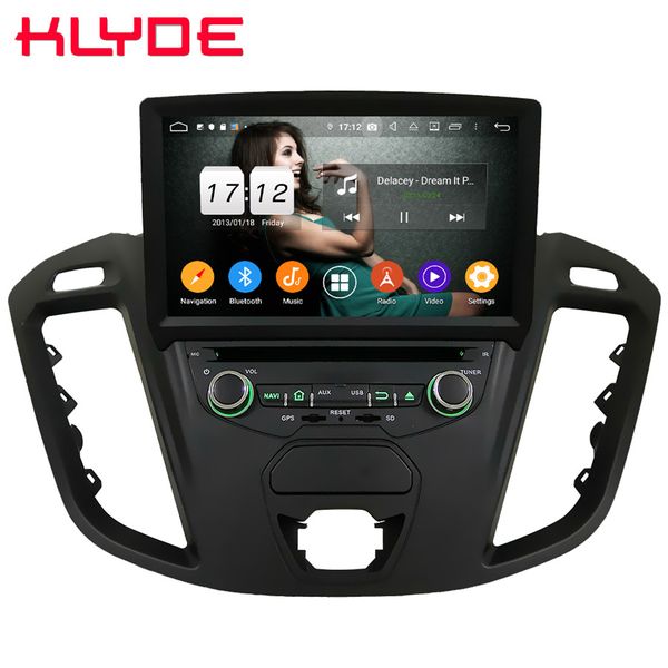 

klyde 4g wifi ips android 9 octa core 4gb+64gb dsp bt car dvd player radio stereo gps glonass for transit custom 2013-2018