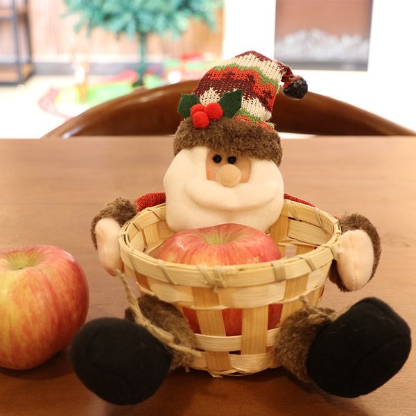 

christmas decoration candy basket deskdecoration children's candy basket apple bag