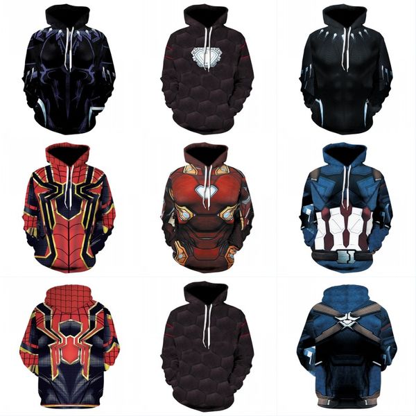 

2019 spring and autumn new men's sweater hooded fashion casual comfortable men's round neck sweater slim pullover shirt male, Black