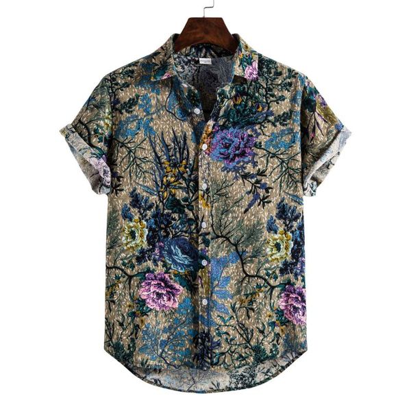 

men's dress shirts 2021cs7 autumn digital printing long sleeve shirt lapel, White;black